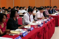 Các đại biểu tham dự hội thảo. (Ảnh: Lan Anh​/TTXVN)