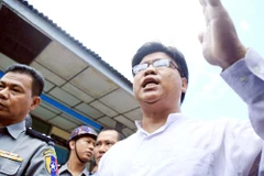 Nay Myo Lin bị kết tội tấn công một sỹ quan cảnh sát khi đưa tin về cuộc biểu tình của sinh viên. (Nguồn: The Myanmar Times)