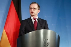 Ngoại trưởng Đức Heiko Maas phát biểu trong cuộc họp báo tại Berlin ngày 14/9. (Nguồn: AFP/TTXVN) 