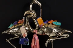 Khu rừng Giáng sinh trong cửa hàng Savatore Ferragamo