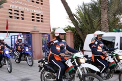 Cảnh sát của thành phố Marrakech thuộc Maroc. (Nguồn: moroccoworldnews.com) 