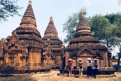 Một trong những điểm du lịch ở Bagan, Myanmar. (Nguồn: Vietnam+)