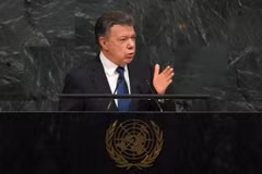 Tổng thống Colombia Juan Manuel Santos. (Nguồn: AFP/TTXVN)
