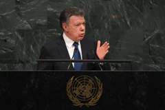 Tổng thống Colombia Juan Manuel Santos. (Nguồn: AFP/TTXVN)