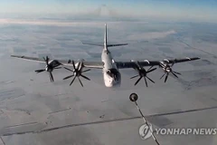 Một chiếc máy bay ném bom Tu-95MS của Nga. (Nguồn: Yonhap)
