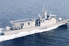 Tàu hải quân tham gia tập trận Mỹ-Ai Cập hồi năm 2016. (Nguồn: ahram.org.eg)