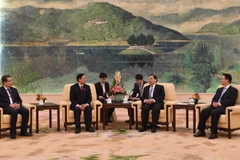 Quang cảnh buổi tiếp. (Ảnh: Vĩnh Hà/Vietnam+) 