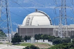 Lò phản ứng hạt nhân số 4 tại nhà máy Genkai, tỉnh Saga, Nhật Bản ngày 16/6. (Nguồn: Kyodo/TTXVN)