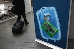 Cổng kiểm tra an ninh tại sân bay LaGuardia ở New York, Mỹ ngày 27/1/2014. (Nguồn: AFP/TTXVN)