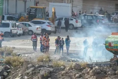 Người Palestine biểu tình trong Ngày thịnh nộ. (Nguồn: jpost.com) 