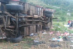 Hiện trường vụ tai nạn. (Nguồn: standardmedia.co.ke)