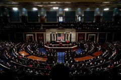 Toàn cảnh một phiên họp của Quốc hội Mỹ ở Washington DC., ngày 3/4/2019. (Nguồn: THX/TTXVN) 