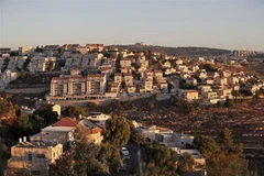 Khu định cư Do Thái Givat Zeev của Israel ở thành phố Ramallah thuộc Khu Bờ Tây chiếm đóng, ngày 25/9/2019. (Nguồn: AFP/TTXVN) 