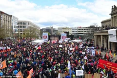 Người biểu tình tại Đức. (Nguồn: AFP/Getty Images)