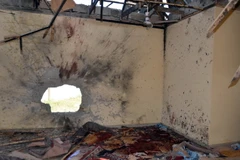 Hiện trường vụ đánh bom ở Maiduguri ngày 23/10 do Boko Haram gây ra. (Nguồn: AFP/TTXVN)