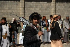 Các tay súng Houthi tại Hodeidah, Yemen ngày 19/12/2018. (Nguồn: THX/TTXVN) 