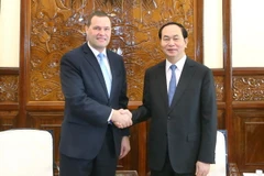 Chủ tịch nước Trần Đại Quang tiếp ông Martin Klepetko, Đại sứ Đặc mệnh toàn quyền Cộng hòa Séc tại Việt Nam đến chào từ biệt, kết thúc nhiệm kỳ công tác tại Việt Nam. (Ảnh: Nhan Sáng/TTXVN)