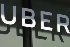 Biểu tượng Uber tại Los Angeles, California, Mỹ ngày 8/5. (Nguồn: AFP/TTXVN)