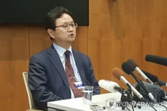 Trưởng đoàn đàm phán của Hàn Quốc Chung Hae-kwan. (Nguồn: Yonhap) 