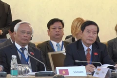 Phó Chủ tịch Quốc hội Uông Chu Lưu tại hội nghị. (Ảnh: Duy Trinh/Vietnam+)