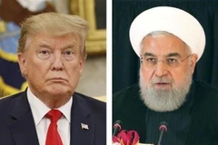 Tổng thống Mỹ Donald Trump (trái) và Tổng thống Iran Hassan Rouhani (phải). (Nguồn: Kyodo/TTXVN) 
