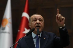 Tổng thống Thổ Nhĩ Kỳ Tayyip Erdogan. (Nguồn: AFP/TTXVN) 