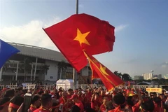 Sân Mỹ Đình rực sắc đỏ trước cuộc đại chiến Việt Nam vs Malaysia