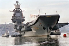 Tàu sân bay Đô đốc Kuznetsov của Nga (Nguồn: Tass)