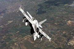 Máy bay CF-18 Hornet của Không lực Canada. (Nguồn: AFP/TTXVN)