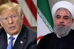 Tổng thống Mỹ Donald Trump (trái) và Tổng thống Iran Hassan Rouhani (phải). (Nguồn: AFP/TTXVN) 