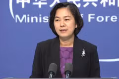 Người phát ngôn Bộ Ngoại giao Trung Quốc Hoa Xuân Oánh. (Nguồn: AFP/TTXVN)