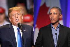 Ông Trump (trái) và ông Obama. (Nguồn: Getty Images)