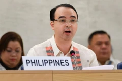 Thượng nghị sỹ Alan Peter Cayetano. (Nguồn: AFP/TTXVN)