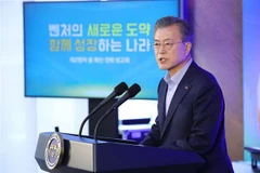 Tổng thống Hàn Quốc Moon Jae-in. (Nguồn: Yonhap/TTXVN) 