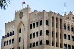 Đại sứ quán Qatar ở Cairo, Ai Cập ngày 5/6. (Nguồn: EPA/TTXVN)
