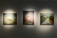 Tận mắt chiêm ngưỡng những tuyệt phẩm của danh họa Lưu Công Nhân