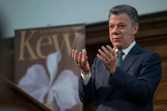 Tổng thống Colombia Juan Manuel Santos. (Nguồn: AFP/TTXVN)