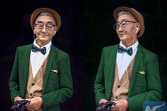 Cụ ông này đang nổi tiếng khắp Trung Quốc. (Nguồn: xinhua)