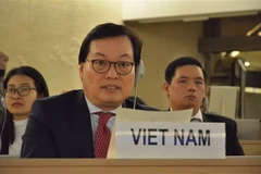 Đại sứ Dương Chí Dũng, Trưởng Phái đoàn thường trực Việt Nam bên cạnh Liên hợp quốc, Tổ chức Thương mại Thế giới (WTO) và các tổ chức quốc tế khác tại Geneva (Thụy Sĩ). (Ảnh: Hoàng Hoa/TTXVN)