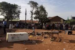 Hiện trường vụ nổ bom ở Nyanya ngày 3/10 do Boko Haram thực hiện. (Nguồn: Reuters/ TTXVN)