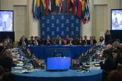 Toàn cảnh cuộc họp của OAS về tình hình Venezuela. (Nguồn: AFP/TTXVN)