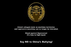 Ảnh chụp màn hình từ một trong những website bị cáo buộc tấn công bởi Anonymous Philippines. (Nguồn: rappler.com)