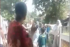 Hiện trường vụ nổ bom. (Nguồn: Ảnh chụp màn hình)