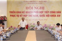 Triển khai tiếp công dân phục vụ Kỳ họp thứ 6, Quốc hội Khóa XIV