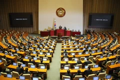 Một phiên họp của Quốc hội Hàn Quốc. (Nguồn: EPA/TTXVN)