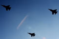 Máy bay chiến đấu MiG-31 của Không quân Nga. (Nguồn: AP)