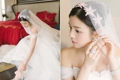 Những chiếc váy cưới lộng lẫy nhất năm của các sao Hoa ngữ