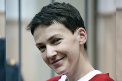 Cựu quân nhân Quân đội Ukraine, đại biểu Quốc hội Nadezhda Savchenko. (Nguồn: AFP) 