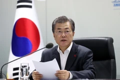 Tổng thống Hàn Quốc Moon Jae-in. (Nguồn: Yonhap/TTXVN)