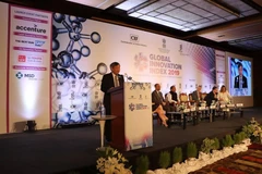 Thứ trưởng Bộ Khoa học và Công nghệ Phạm Công Tạc phát biểu tại buổi lễ. (Nguồn: Vietnam+) 